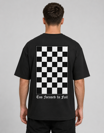 RabbitClub " Too focused to fail" Oversized Classic T-Shirt