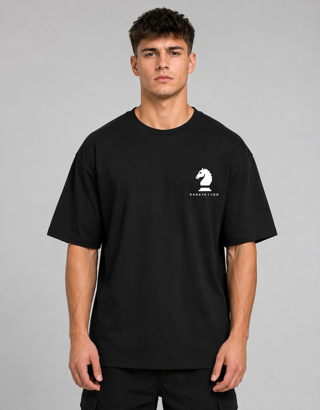 RabbitClub " Too focused to fail" Oversized Classic T-Shirt