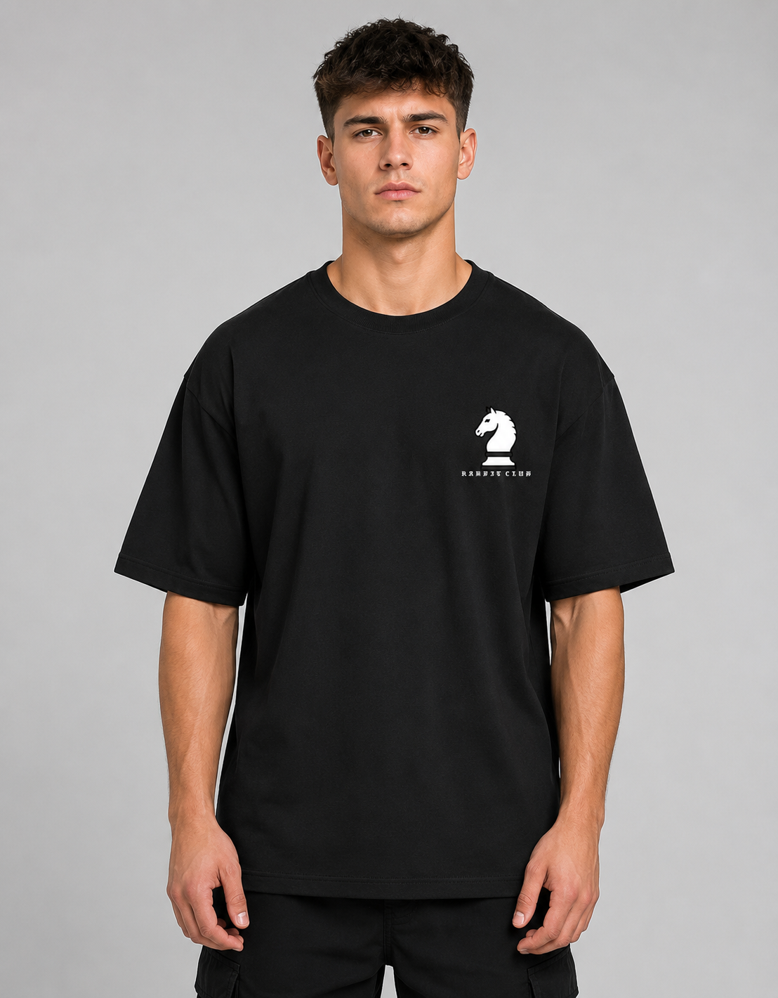 RabbitClub " Too focused to fail" Oversized Classic T-Shirt