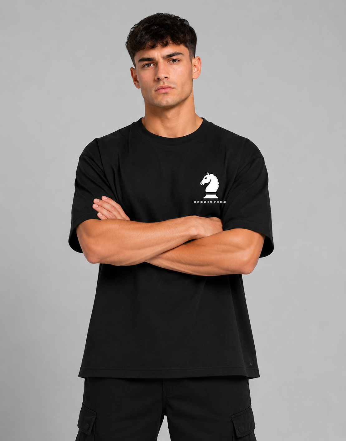 RabbitClub " Too focused to fail" Oversized Classic T-Shirt