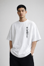 RabbitClub "SILENT GRIND LOUD RESULTS (「黙してグラインド 静かに成果を響かす」)"Oversized Classic T-Shirt